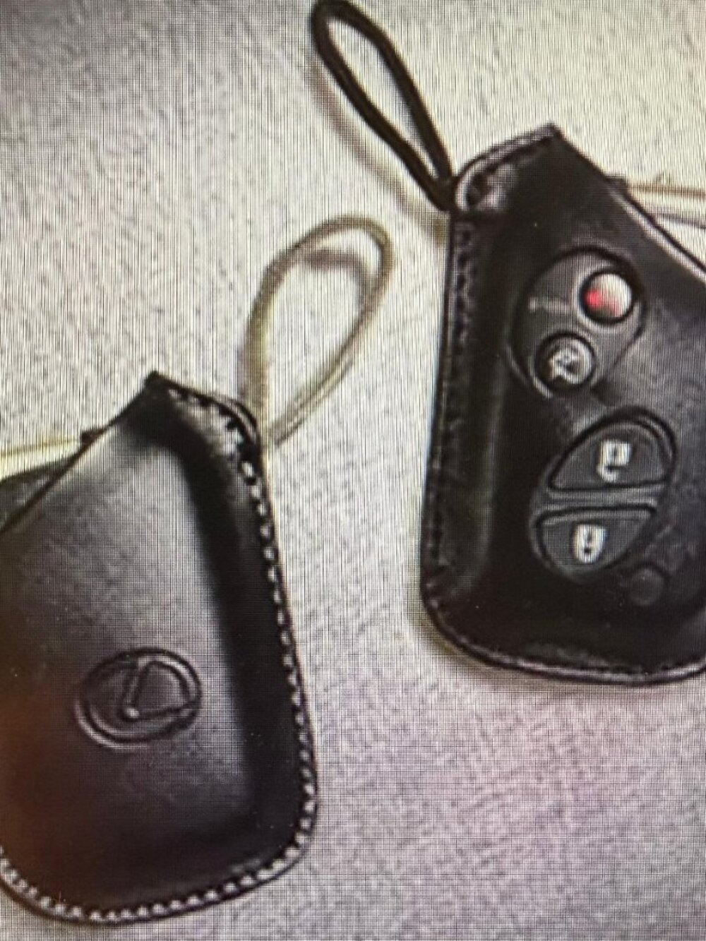 Lexus OEM NWT SmartAccess Leather Key Fob Gloves for 2010-2019 RX350s - Qty 2